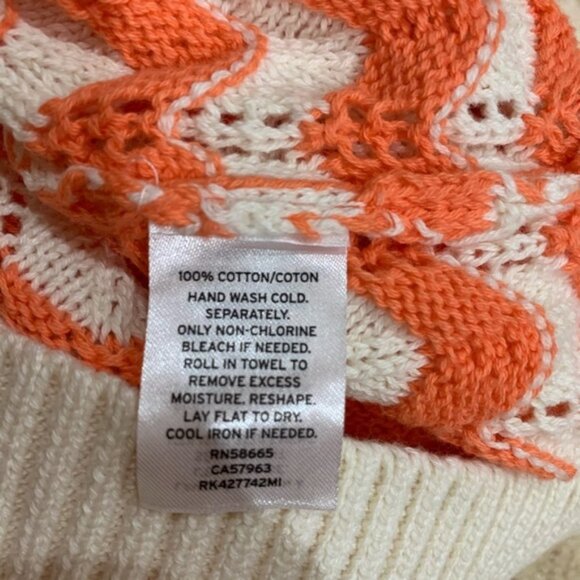 Abound Stripe Print Pointelle Knit Sweater - Picture 6 of 6